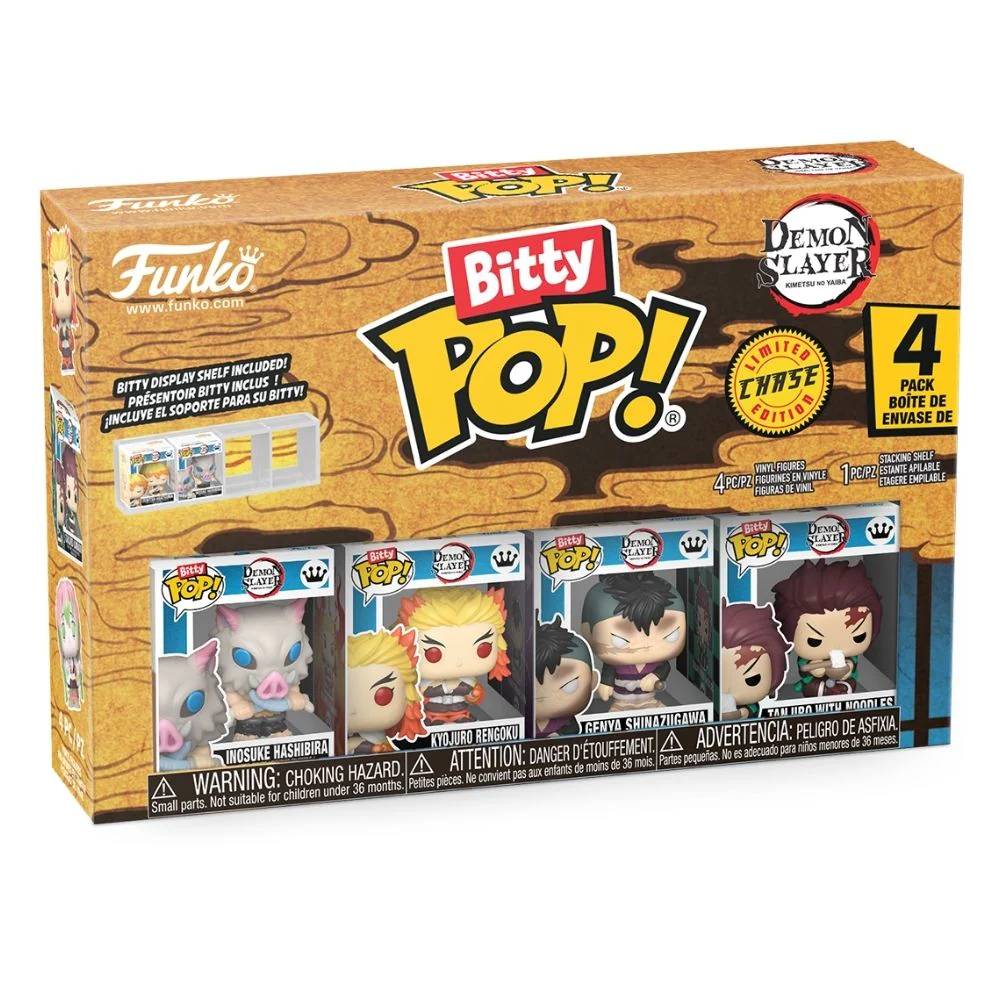 Demon Slayer - Inosuke Bitty Pop! Vinyl 4 Pack - Image 2