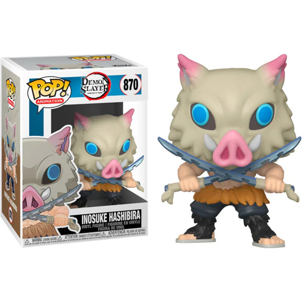 Demon Slayer - Inosuke US Exclusive Flocked Pop! Vinyl - Image 4