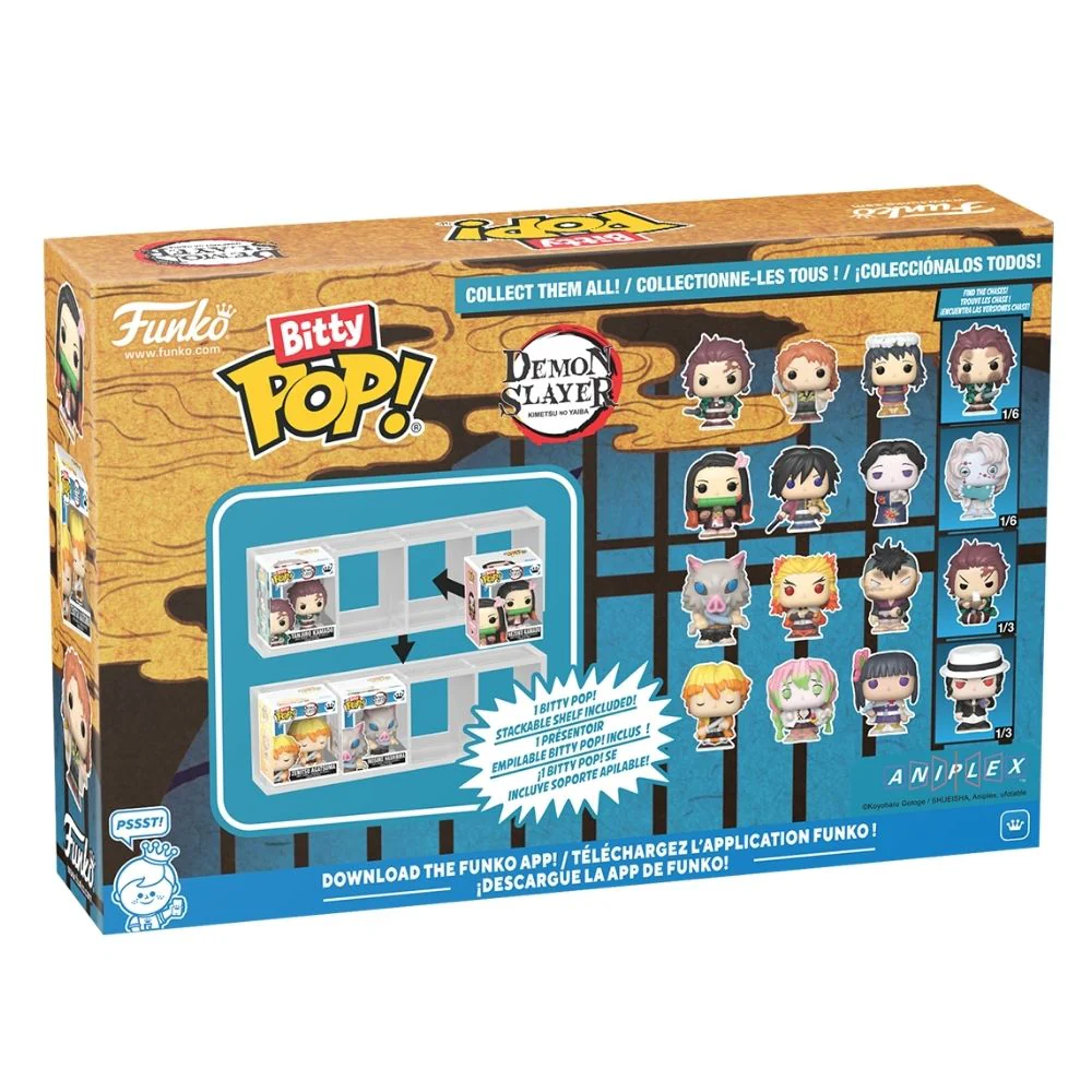 Demon Slayer - Nezuko Bitty Pop! Vinyl 4 Pack - Image 4
