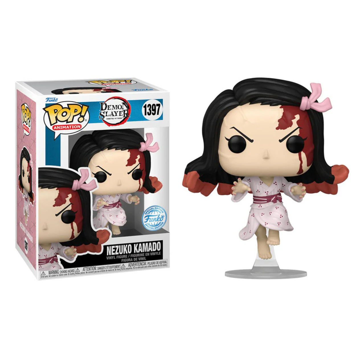 Demon Slayer - Nezuko Leaping US Exclusive Pop! Vinyl - Image 3