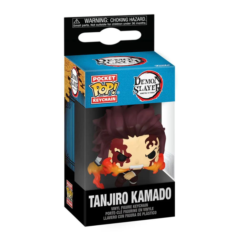 Demon Slayer - Tanjiro (Dancing Flash) Pocket Pop! Keychain - Image 2