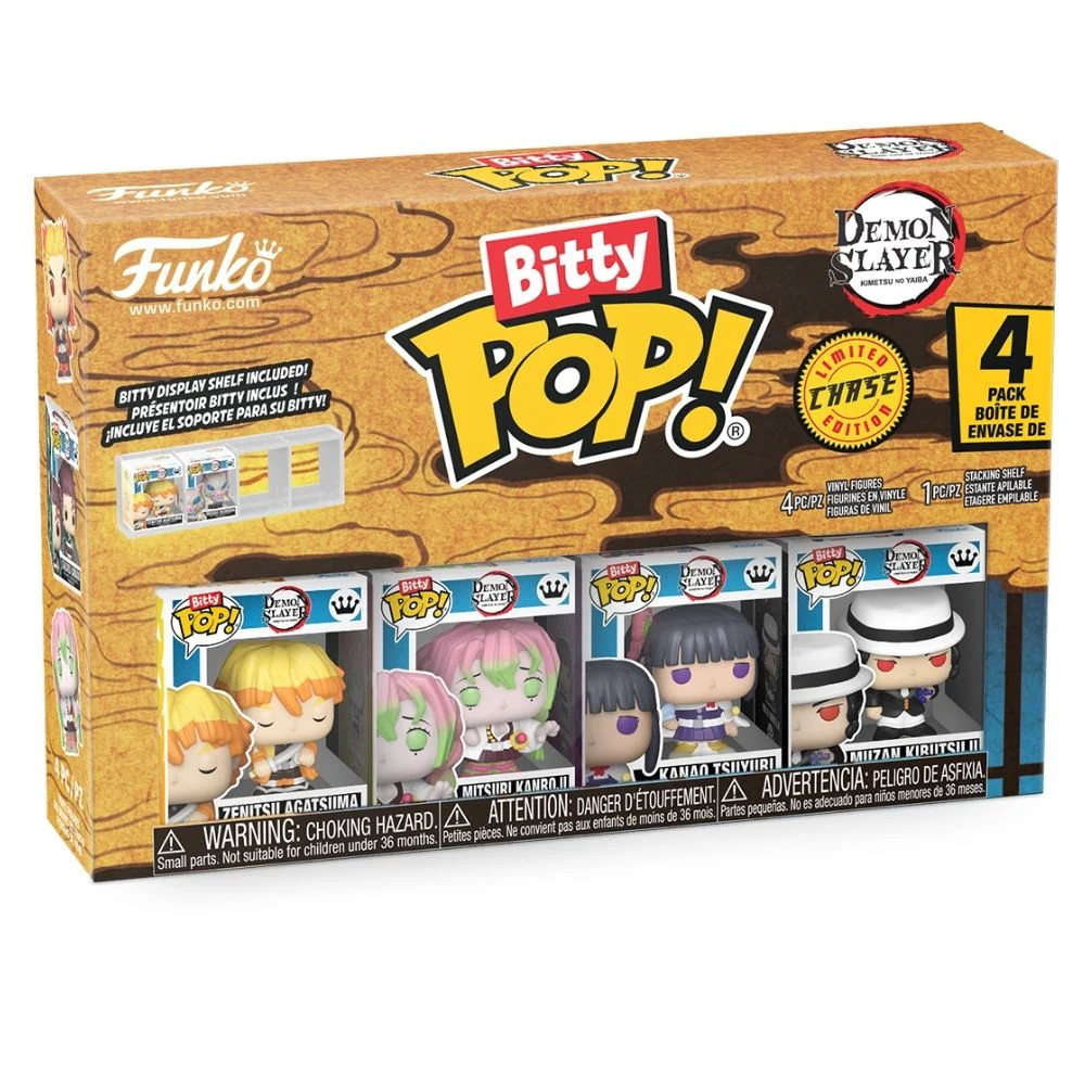 Demon Slayer - Zenitsu Bitty Pop! Vinyl 4 Pack - Image 2