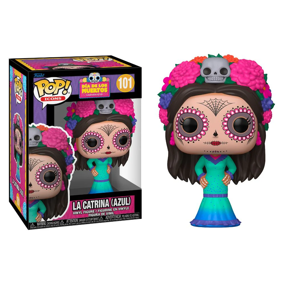 Dia De Los Muertos - La Catrina (Azul) Pop! Vinyl - Image 3