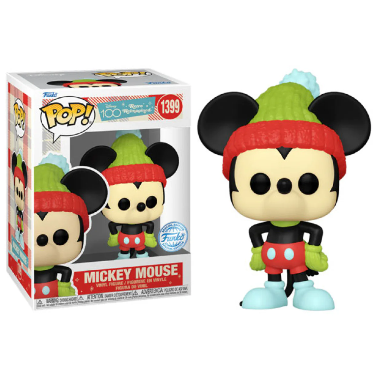 Disney: D100 - Mickey Retro Reimagined US Exclusive Pop! Vinyl - Image 3