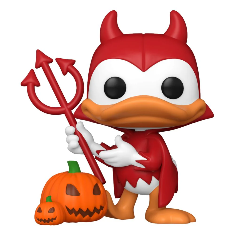 Disney - Mickey & Friends - Devil Donald with Pumpkin US Exclusive Pop! Vinyl