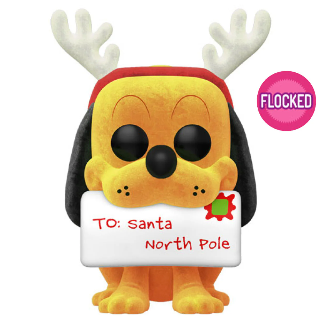 Disney - Pluto Holiday US Exclusive Flocked Pop! Vinyl