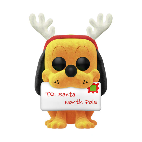 Disney - Pluto Holiday US Exclusive Flocked Pop! Vinyl - Image 2