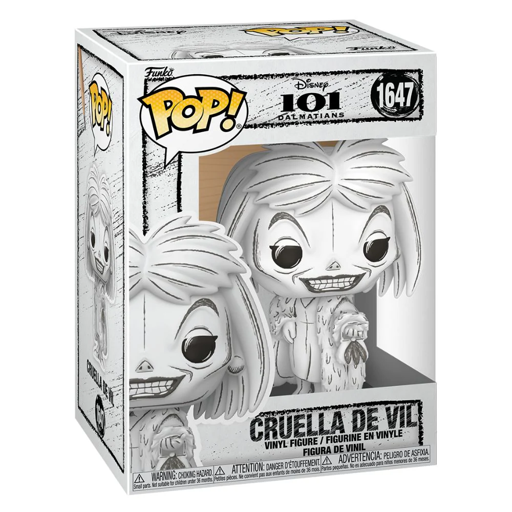Disney: Sketched - Cruella De Vil Pop! Vinyl - Image 2