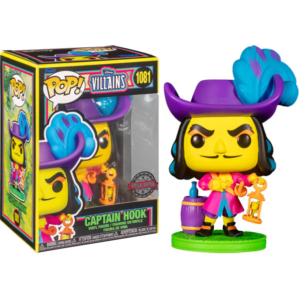 Disney Villains - Captain Hook Black Light US Exclusive Pop! Vinyl - Image 3