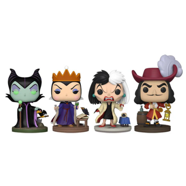 Disney: Villains - Glow in the Dark US Exclusive Pop! Vinyl 4 Pack - Image 3