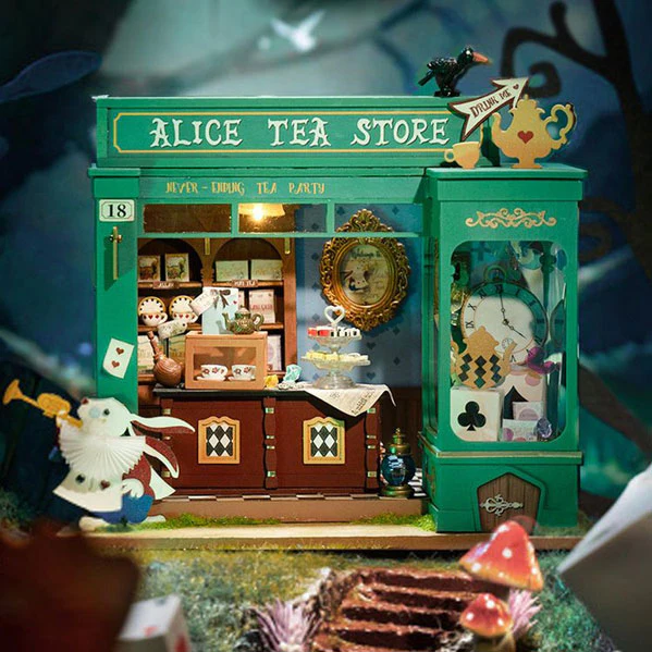 Robotime Diy Mini House Alices Tea Store - Image 3