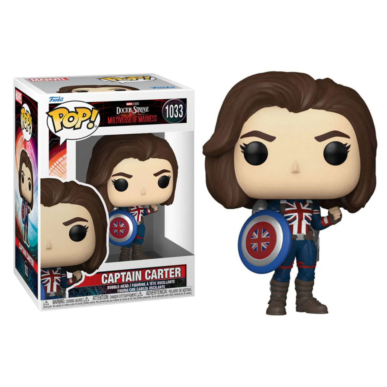 Doctor Strange 2: Multiverse of Madness - Captain Carter Pop! Vinyl - Image 3