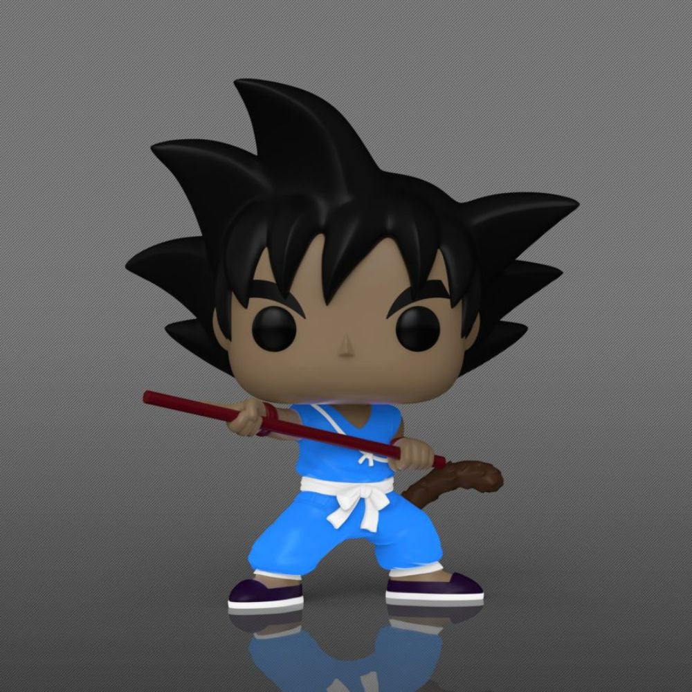 Dragon Ball - Goku with Nyoibou Glow In The Dark US Exclusive Pop! Vinyl - Image 2