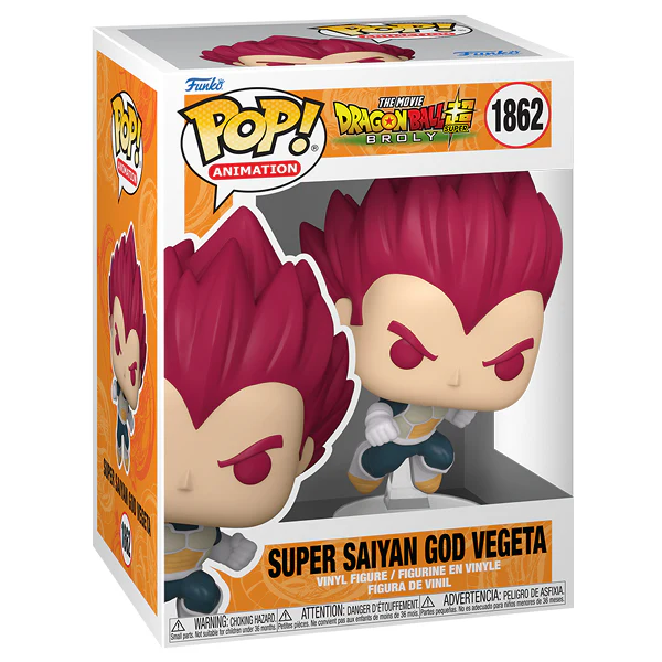 Dragon Ball Super - Broly - Super Saiyan God Vegeta Pop! Vinyl - Image 2