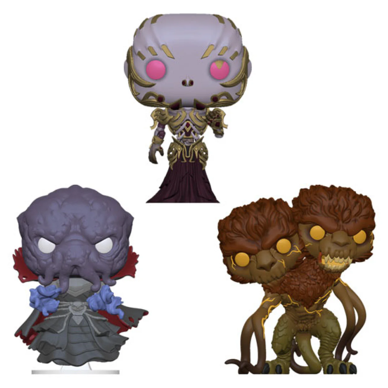 Dungeons & Dragons - Vecna, Mind Flayer & Demogorgon US Exclusive Pop! Vinyl 3-Pack - Image 3
