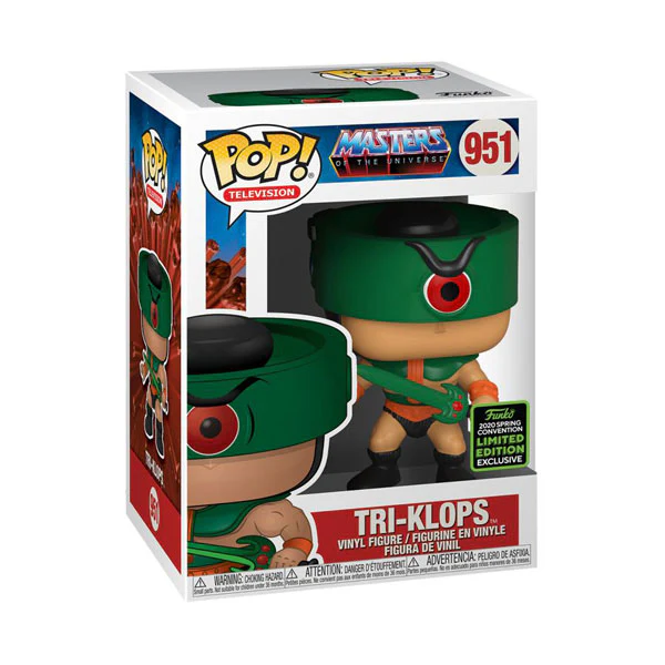ECCC20 Masters Of The Universe Tri-Klops Pop! Vinyl - Image 2