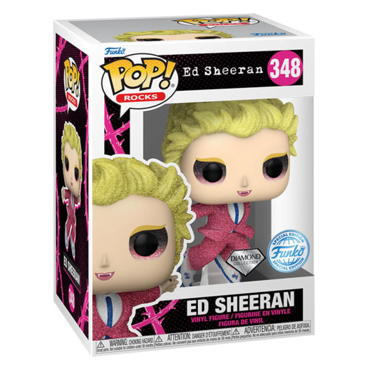 Ed Sheeran - Bad Habits US Exclusive Diamond Glitter Pop! Vinyl - Image 2