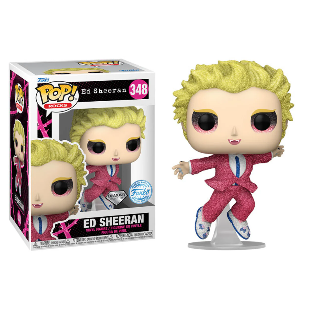 Ed Sheeran - Bad Habits US Exclusive Diamond Glitter Pop! Vinyl - Image 3