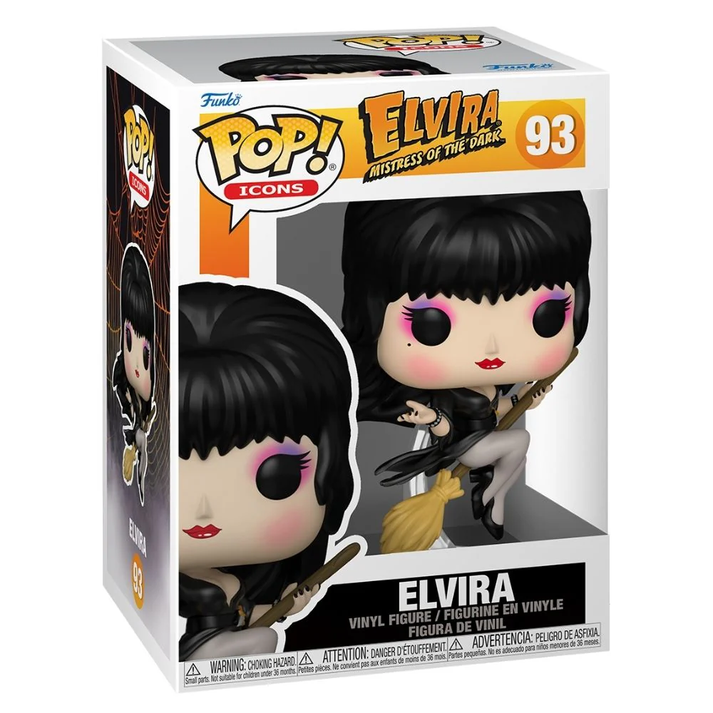 Elvira: Mistress of the Dark - Elvira on Broom Pop! Vinyl - Image 2