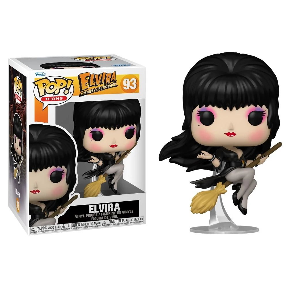 Elvira: Mistress of the Dark - Elvira on Broom Pop! Vinyl - Image 3