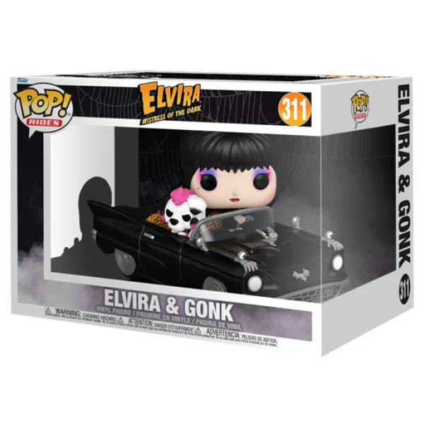 Elvira: Mistress of the Dark - Elvira & Gonk in the Macabre Mobile Pop! Rides - Image 2