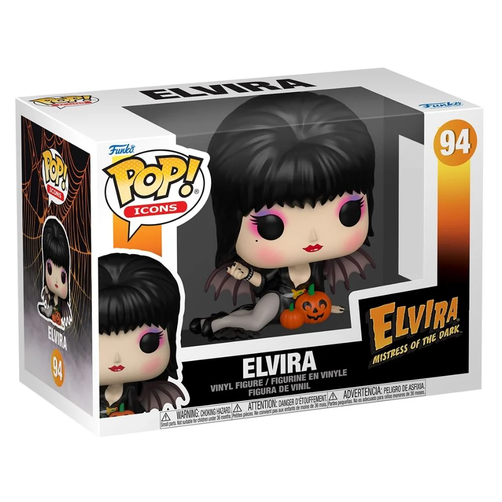 Elvira: Mistress of the Dark - Elvira with Pumpkins Pop! Vinyl - Image 2