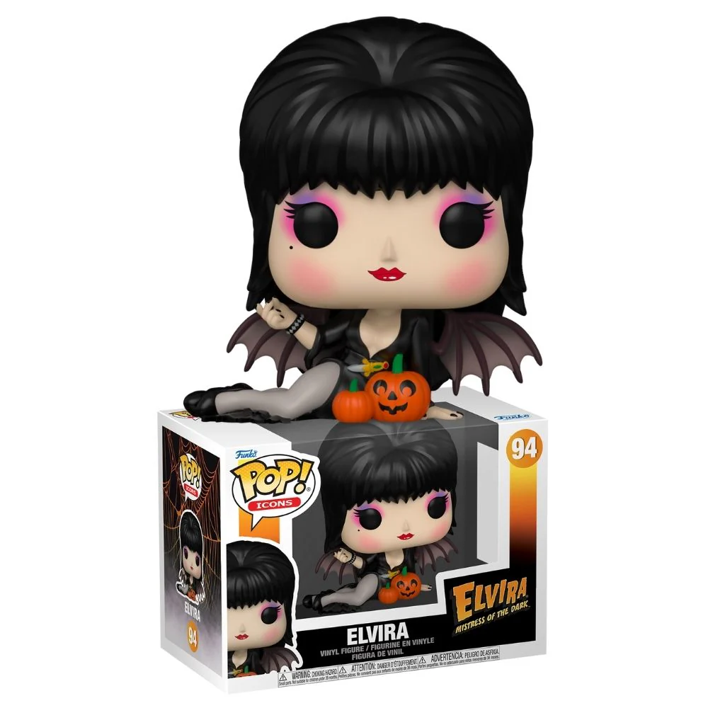 Elvira: Mistress of the Dark - Elvira with Pumpkins Pop! Vinyl - Image 3