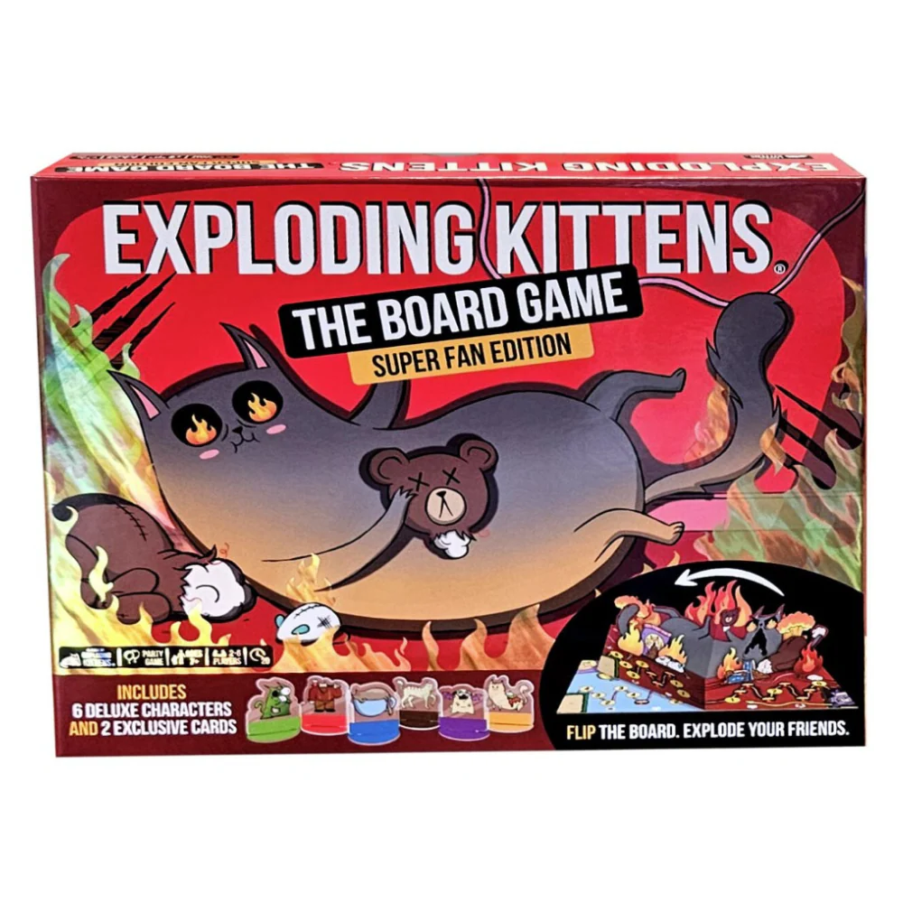 Exploding Kittens The Board Game Super Fan Edition (By Exploding Kittens)
