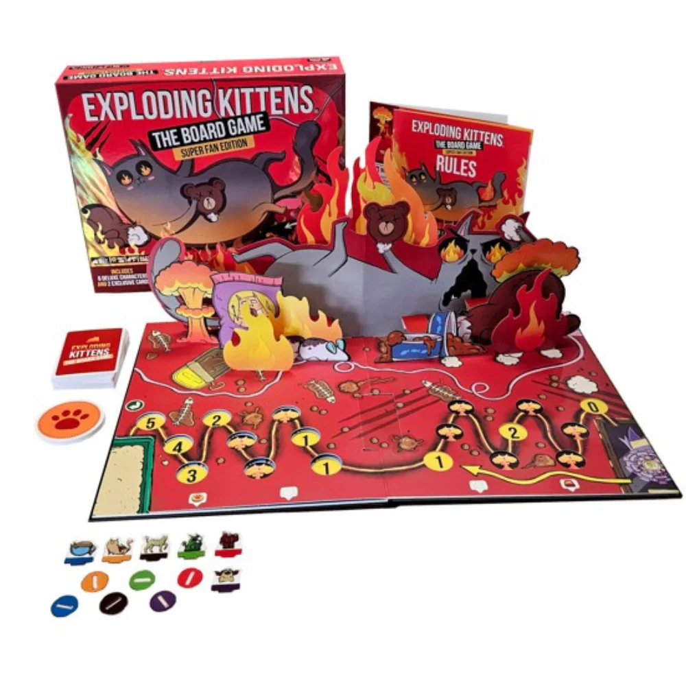 Exploding Kittens The Board Game Super Fan Edition (By Exploding Kittens) - Image 3