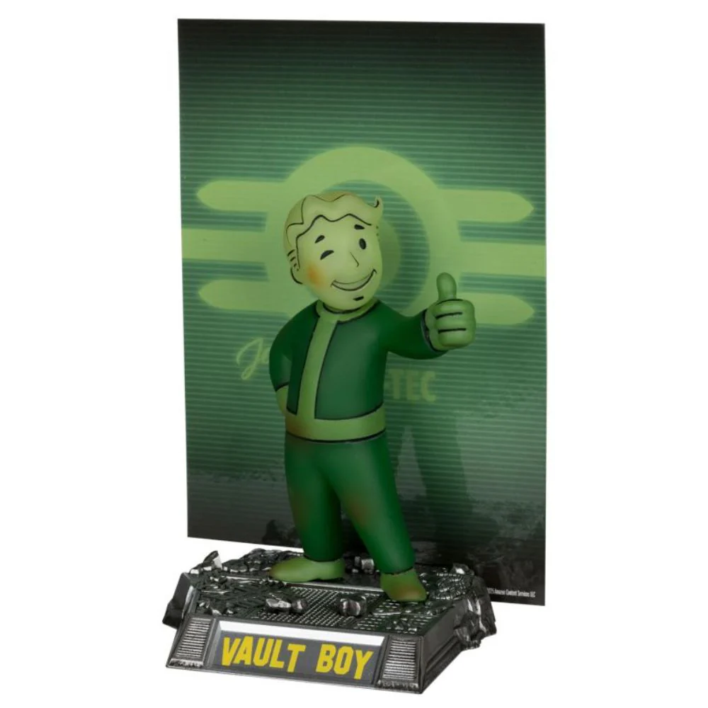 Fallout - Vault Boy (Glow in the Dark) Movie Maniacs 6 Inch Gold Label Figure - Image 2