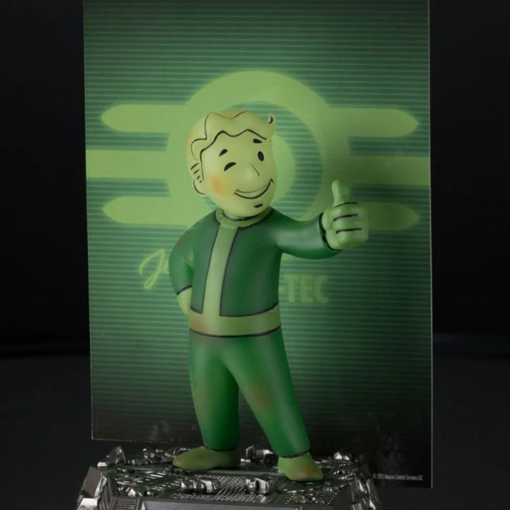 Fallout - Vault Boy (Glow in the Dark) Movie Maniacs 6 Inch Gold Label Figure - Image 3