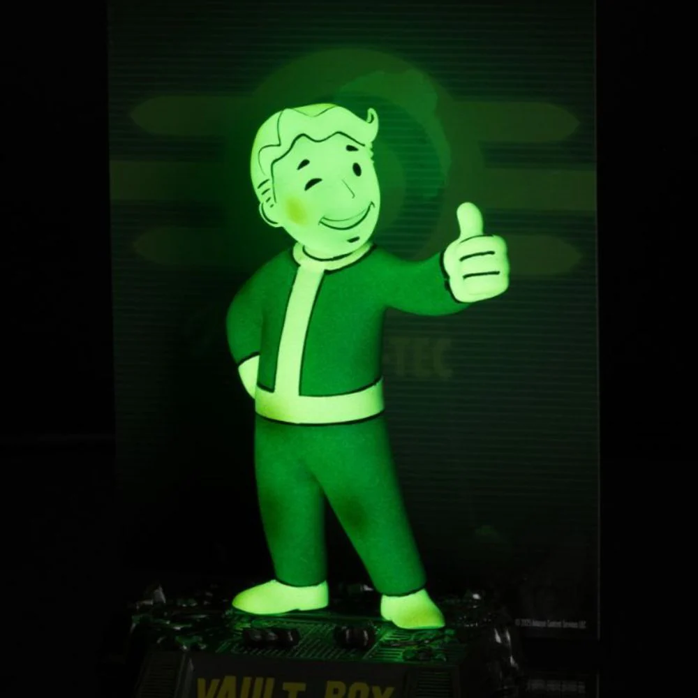 Fallout - Vault Boy (Glow in the Dark) Movie Maniacs 6 Inch Gold Label Figure - Image 4