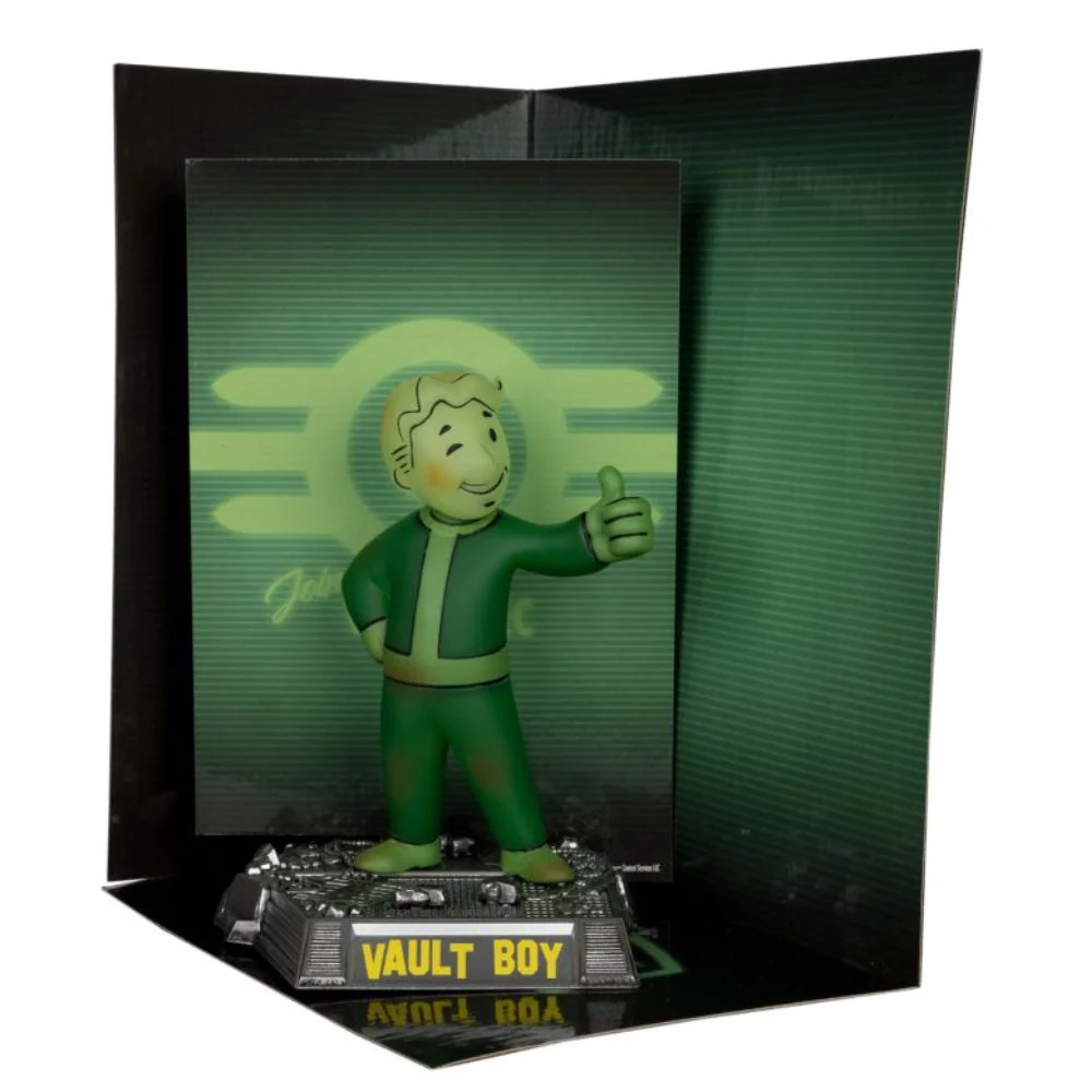Fallout - Vault Boy (Glow in the Dark) Movie Maniacs 6 Inch Gold Label Figure - Image 5
