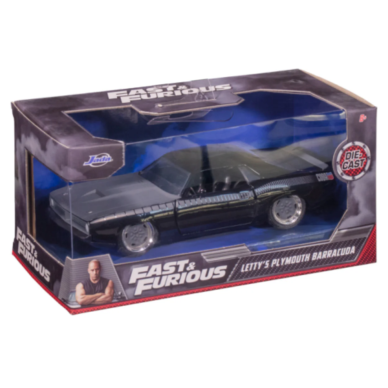 Fast and Furious - 1973 Plymouth Barracuda 1:32 Scale Hollywood Ride - Image 5