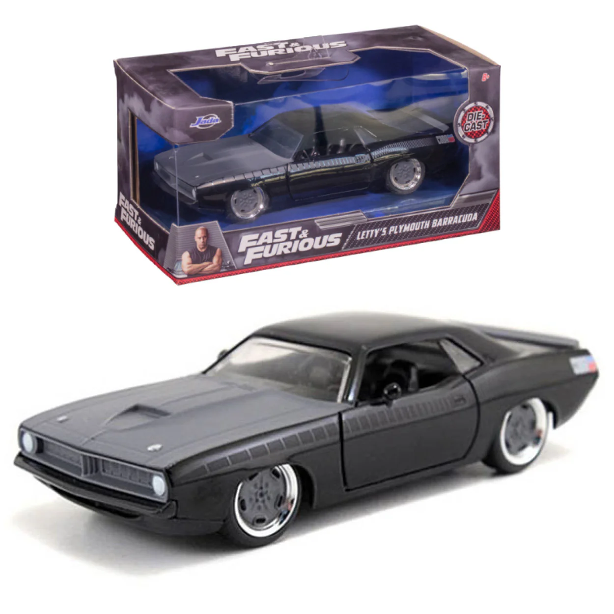 Fast and Furious - 1973 Plymouth Barracuda 1:32 Scale Hollywood Ride - Image 6