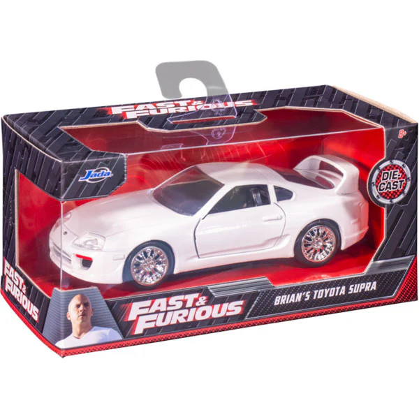 Fast and Furious - 1995 Toyota Supra White 1:32 Scale Hollywood Ride - Image 5