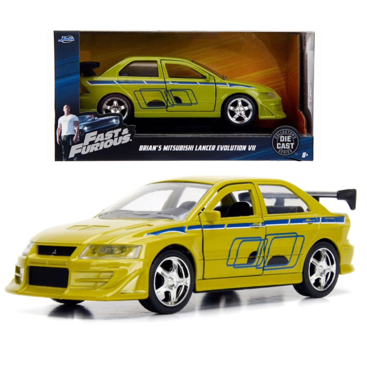 2 Fast 2 Furious - Brians 2002 Mitsubishi Lancer Evolution VII 1:32 Hollywood Ride - Image 13