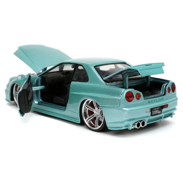 Fast And Furious - 2002 Nissan Skyline GT-R (R34) 1:24 Scale - Image 6