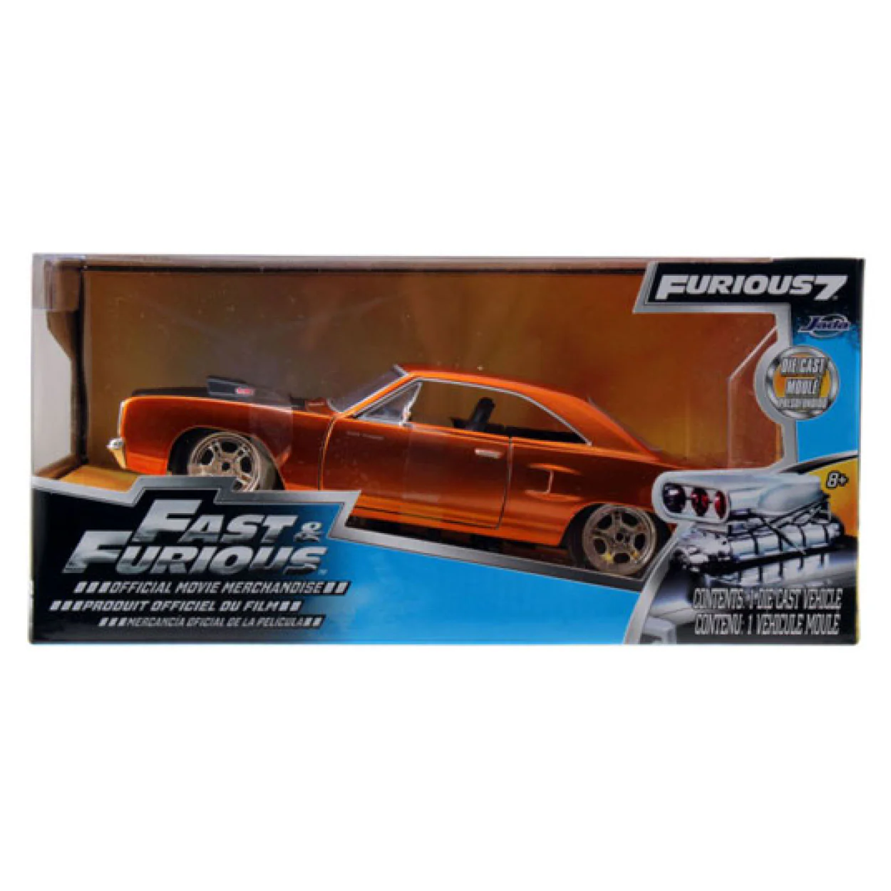 Furious 7 - 1970 Dom's Plymouth Road Runner BK 1:24 Scale Hollywood Ride - Image 7