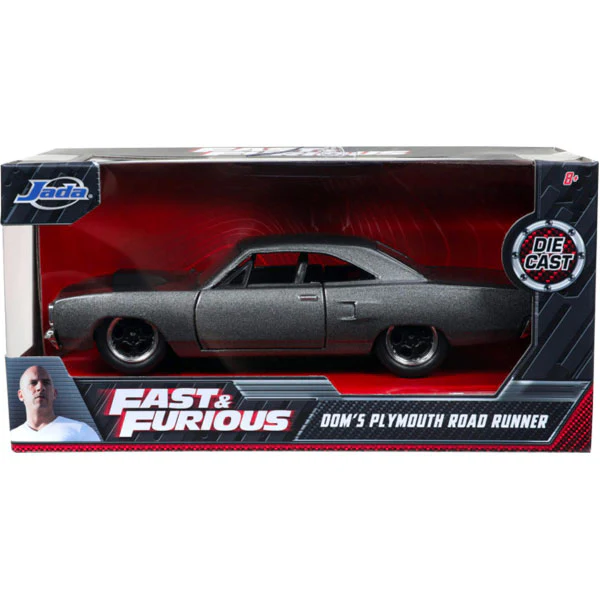 Fast and the Furious: Tokyo Drift - Dom’s 1970 Plymouth Road Runner 1:24 Scale Hollywood Ride - Image 6