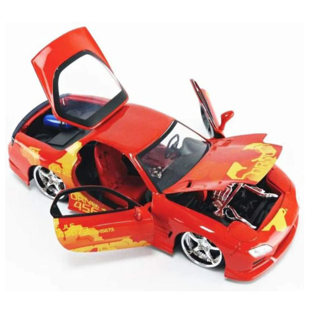 2 Fast 2 Furious - Orange Julius 1993 Mazda RX-7 FD 1:24 Scale Hollywood Ride - Image 3