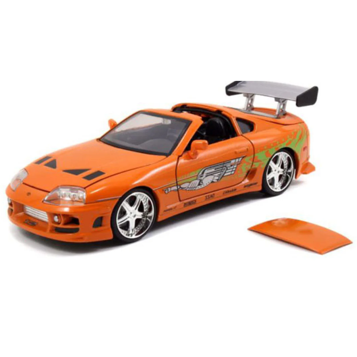 Fast and Furious - 1995 Brian's Toyota Supra Orange 1:24 Scale Hollywood Ride - Image 2