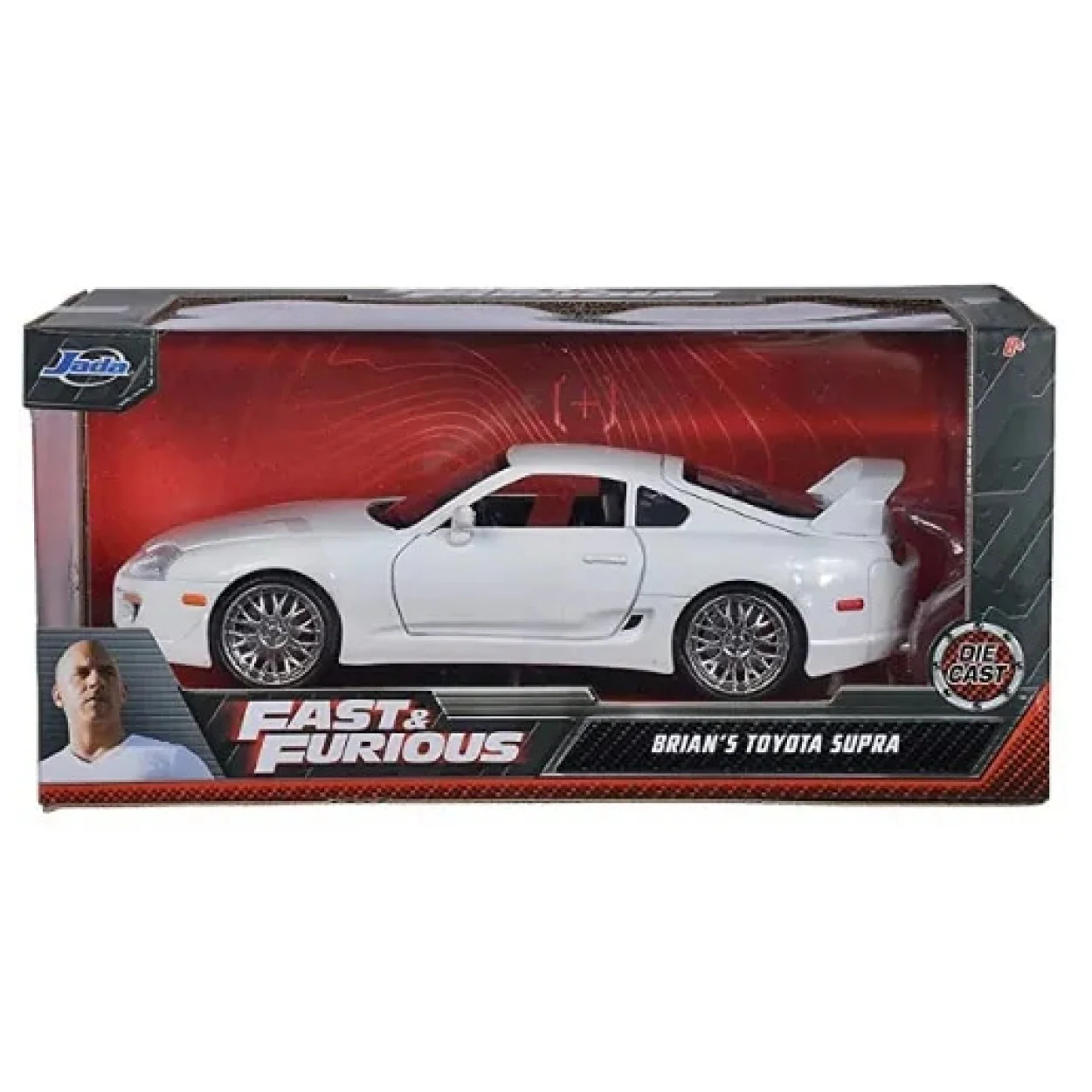 Fast and Furious - 1995 Toyota Supra White 1:24 Scale Hollywood Ride - Image 6
