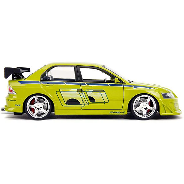 Fast & Furious - Brians 2002 Mitsubishi Lancer Evolution VII 1:24 Scale Hollywood Ride - Image 8