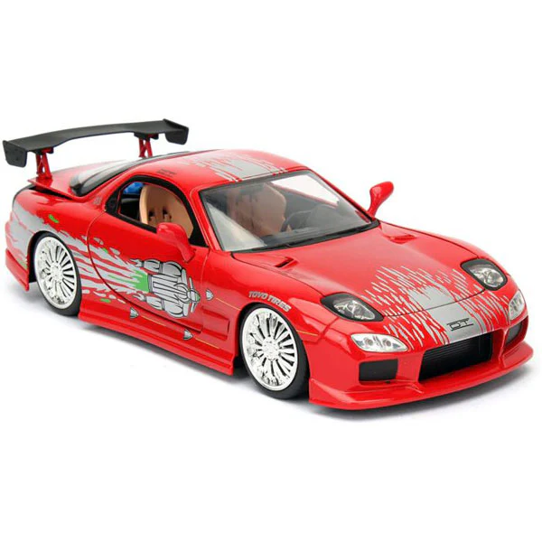 Fast and Furious - 1993 Dom's Mazda RX-7 1:24 Scale Hollywood Ride - Image 2