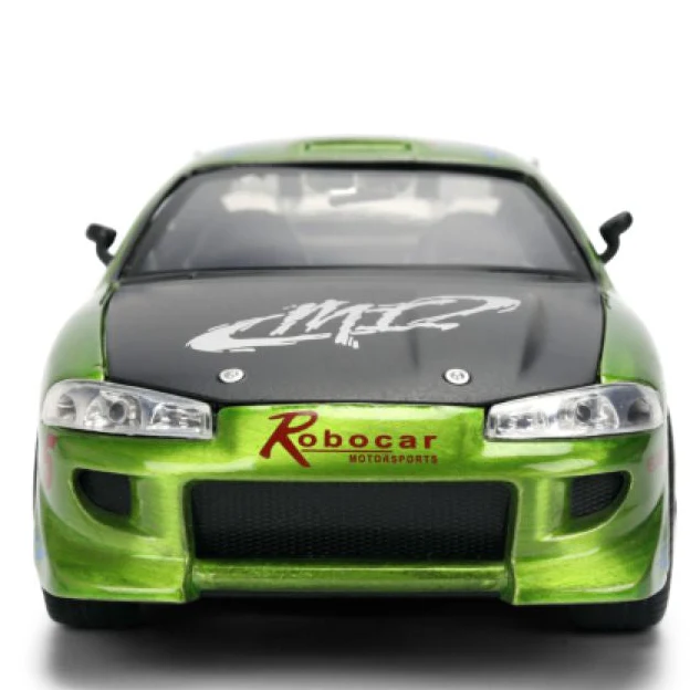 Fast & Furious - Brian's 1995 Mitsubishi Eclipse 1:24 Scale Diecast Vehicle Colour Brush Finish - Image 4