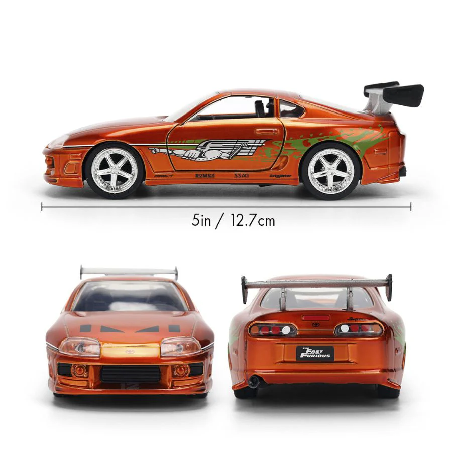 Fast & Furious - 1:32 Brian’s 1995 Toyota Supra Anniversary Diecast Vehicle Candy Finish - Image 5