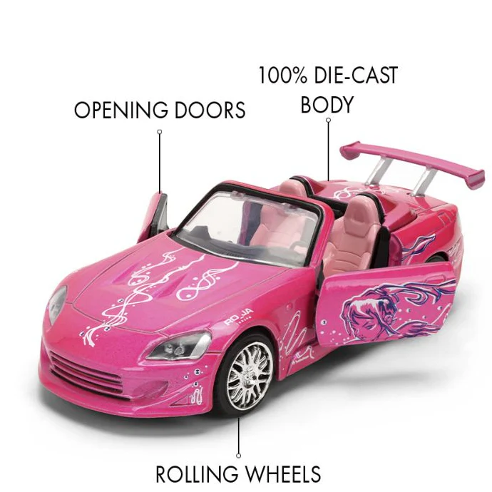 Fast & Furious - 1:32 Honda S2000 Diecast Vehicle Candy Finish - Image 7