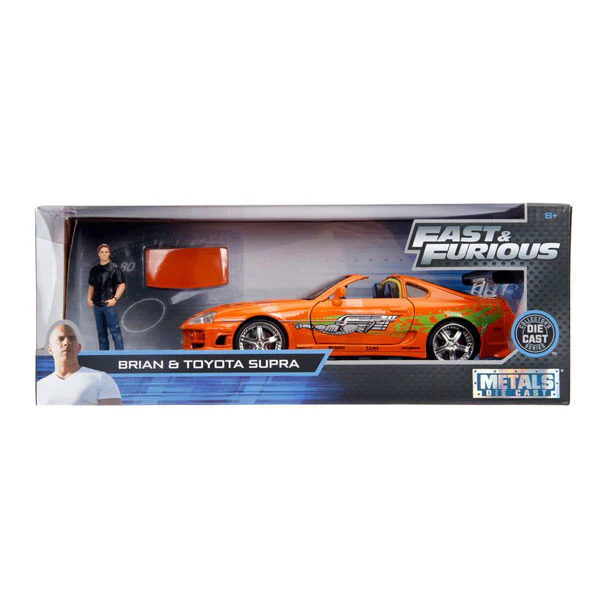 Fast & Furious - 1995 Toyota Supra 1:24 with Brian Hollywood Ride - Image 7