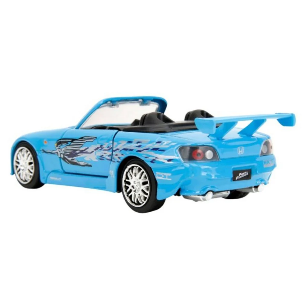 Fast & Furious - 2001 Honda S2000 1:32 Scale Diecast Vehicle (Blue Remix) - Image 2